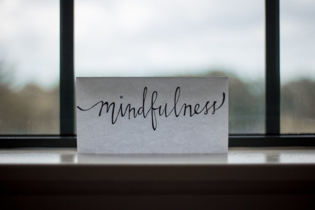 mindfullness note - short meditation