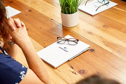 Goomi Group Notepad in Boardroom