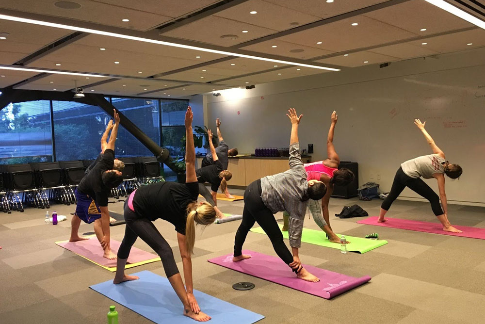 Goomi group exercise yoga