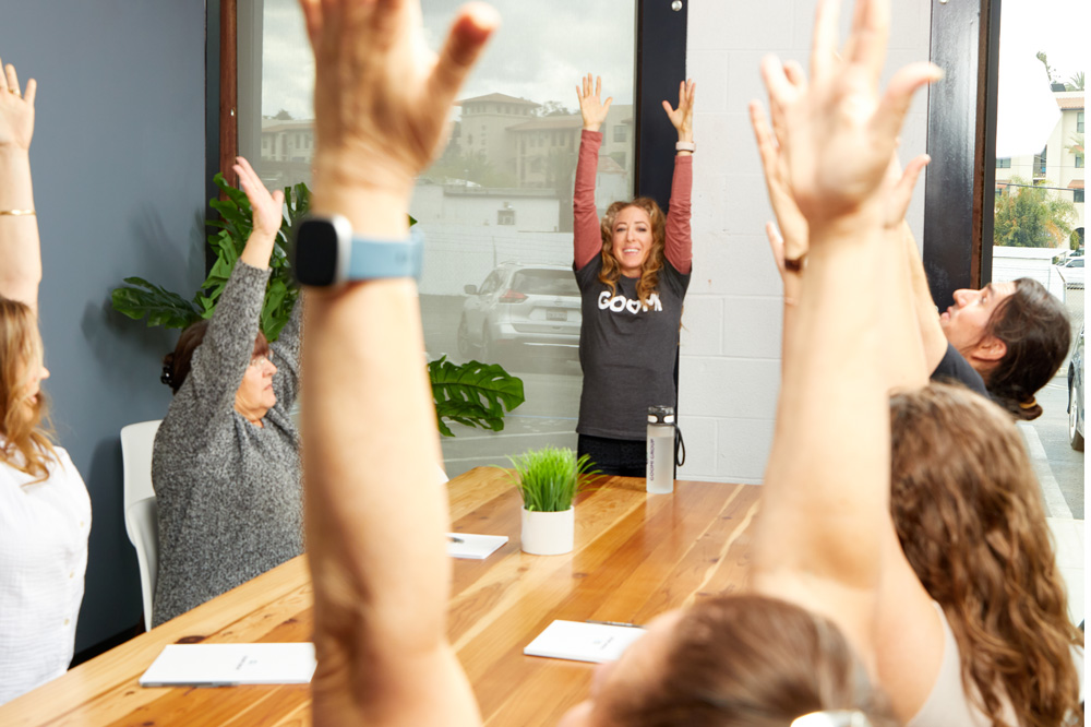 Goomi Group Boardroom Yoga